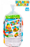 Конструктор Със Средни Елементи 90 Ел. Син 28Х16См - Строители, Мозайки И Конструктори - Thesmileofyourbaby - BebeMama