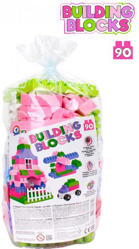 Конструктор 90 Ел. 28Х16См - Строители, Мозайки И Конструктори - Thesmileofyourbaby - BebeMama