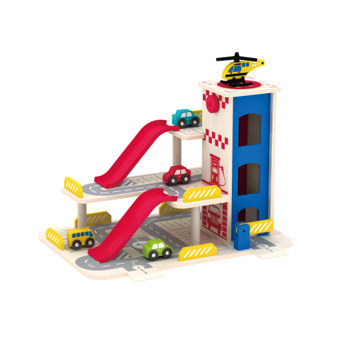 Дървен гараж на три нива с асансьор - Умения И Творчество - Smartbaby - BebeMama