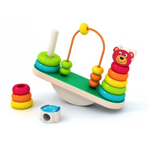 Везна За Балансиране С Рингове И Мъниста - Логика, Памет И Баланс - Smartbaby - BebeMama