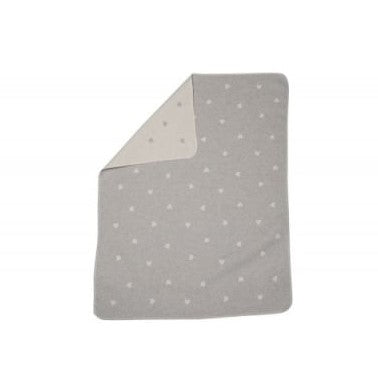 Детско Одеяло David Fussenegger - Juwel, Сърчица, 70 Х 90 Cm, Сиво - Одеяла - David Fussenegger - BebeMama
