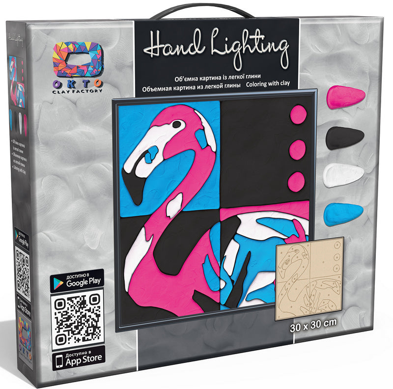 Направи 3Д Картина От Моделин С Рамка И Работна Инструкция Размер На Картината 30 Х 30 См Фламинго 40Х6Х33 - Умения И Творчество - Thesmileofyourbaby - BebeMama