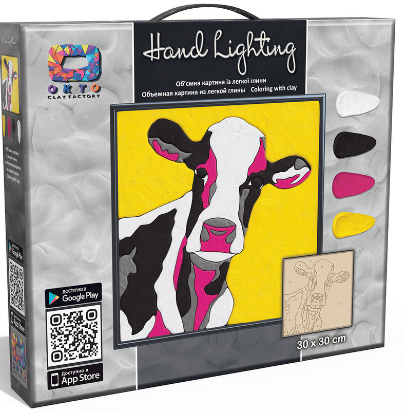 Направи 3Д Картина От Моделин С Рамка И Работна Инструкция Размер На Картината 30 Х 30 См Крава 40Х6Х33 - Умения И Творчество - Thesmileofyourbaby - BebeMama