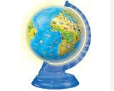 Светещ 3D Пъзел Ravensburger 180 Ел. - Детски Глобус - Пъзели - Ravensburger - BebeMama