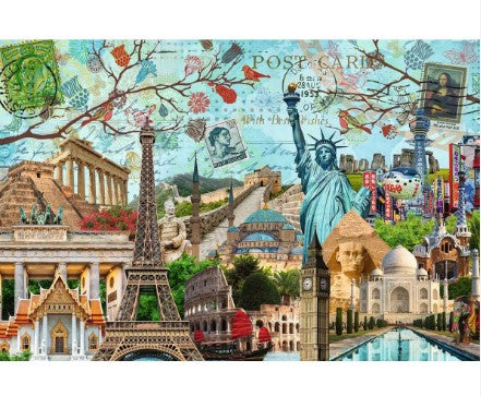 Пъзел Ravensburger 5000 Ел. - Голям Град Колаж - Пъзели - Ravensburger - BebeMama