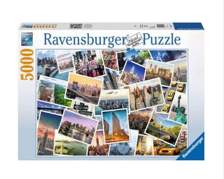 Пъзел Ravensburger 5000 Ел. - Ню Йорк Градът Който Никога Не Спи - Пъзели - Ravensburger - BebeMama