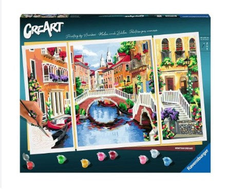 Рисувателна Галерия Creart Ravensburger - Венециански Мечти - Умения И Творчество - Ravensburger - BebeMama