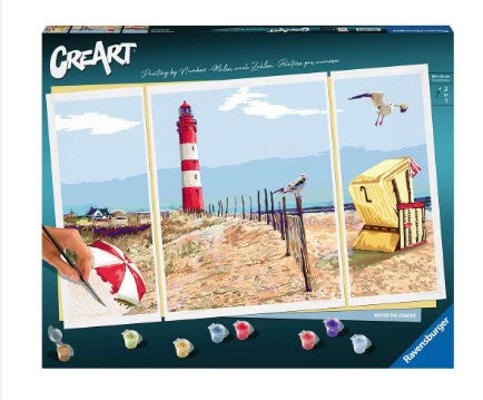 Рисувателна Галерия Creart Ravensburger - До Брега На Морето - Умения И Творчество - Ravensburger - BebeMama
