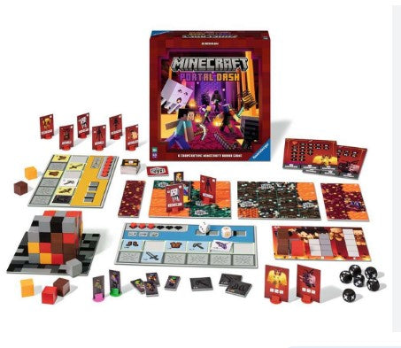 Настолна Игра Ravensburger - Minecraft: Portal Dash - Занимателни Играчки - Ravensburger - BebeMama