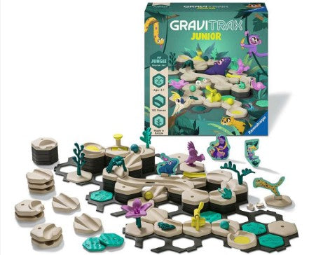 Настолна Игра Ravensburger Gravitrax Junior - Стартов Комплект: Start L Джунгла - Занимателни Играчки - Ravensburger - BebeMama