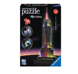 Светещ 3D Пъзел Ravensburger 216 Ел. - Емпайър Стейт Билдинг В Ню Йорк - Пъзели - Ravensburger - BebeMama