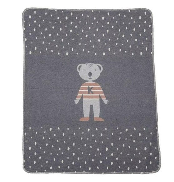 Детско Одеяло David Fussenegger - Juwel 70X90 Коала, Сиво - Одеяла - David Fussenegger - BebeMama