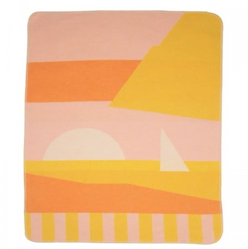 Детско Одеяло David Fussenegger - Juwel 70X90 Залез, Жълто - Одеяла - David Fussenegger - BebeMama