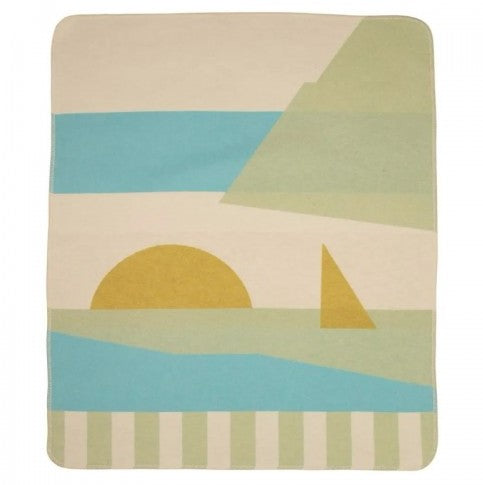 Детско Одеяло David Fussenegger - Juwel 70X90 Залез, Зелено - Одеяла - David Fussenegger - BebeMama