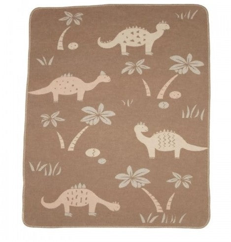 Детско Одеяло David Fussenegger - Juwel 70Х90 Динозаври, Бежово - Одеяла - David Fussenegger - BebeMama