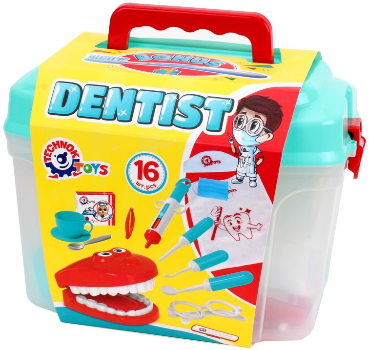 Зъболекарски Комплект В Куфарче С Престилка И Касинка 26Х19Х18 --- BebeMama