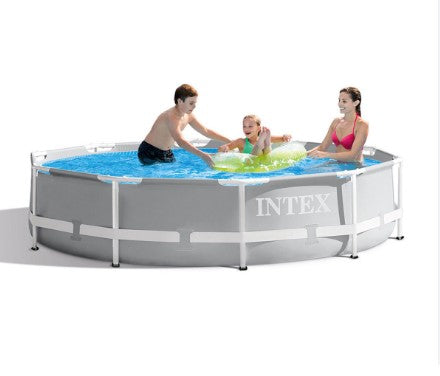 Сглобяем Басейн Intex Prism Frame С Филтърна Помпа 305 Х 76 См. - Басейни - Intex - BebeMama