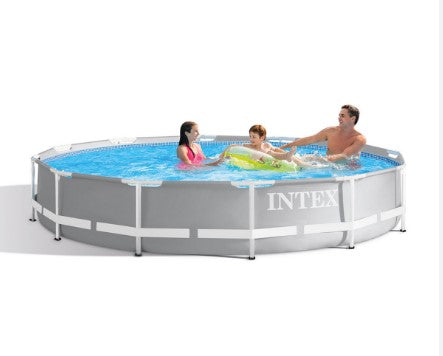 Сглобяем Басейн Intex Prism Frame С Филтърна Помпа 366 Х 76 См. - Басейни - Intex - BebeMama