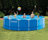 Сглобяем Басейн Intex Metal Frame С Филтърна Помпа 457 Х 122 См. - Басейни - Intex - BebeMama