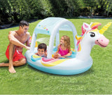 Детски Надуваем Басейн С Пръскало Еднорог Intex - Басейни - Intex - BebeMama