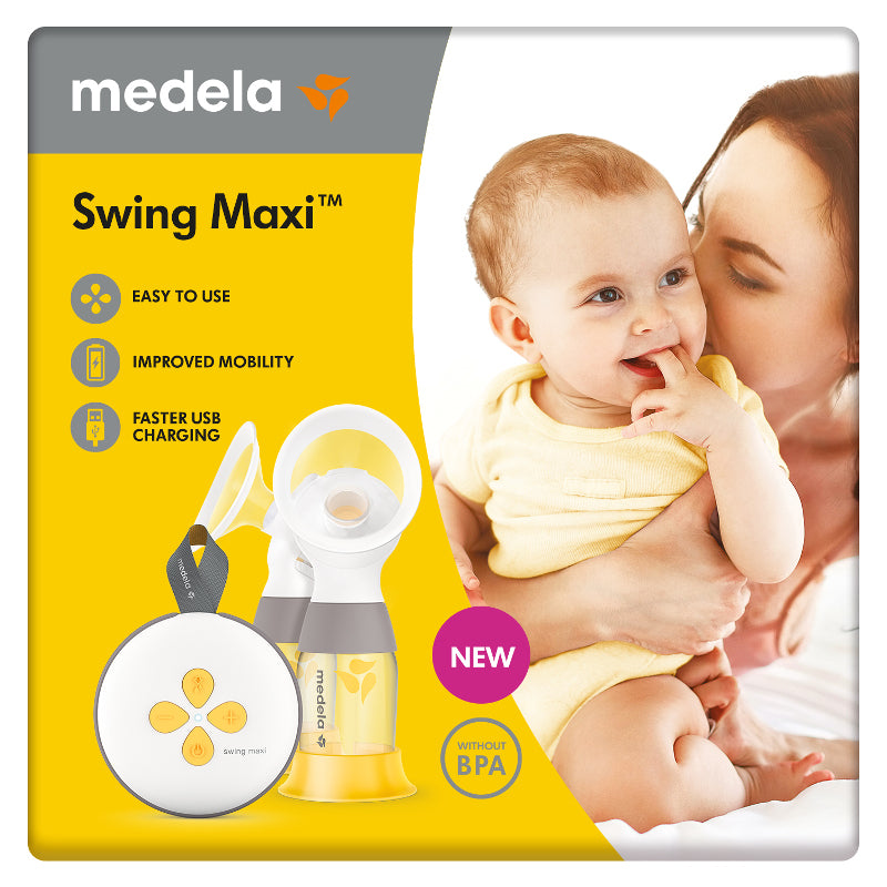 Двуфазна Електрическа Двойна Помпа Swing Maxi Flex - Помпи За Кърма - Medela - BebeMama