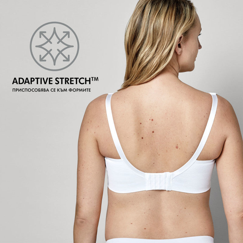 Дишащ Сутиен За Бременност И Кърмене Keep Cool, Р-Р L, Бял --- BebeMama