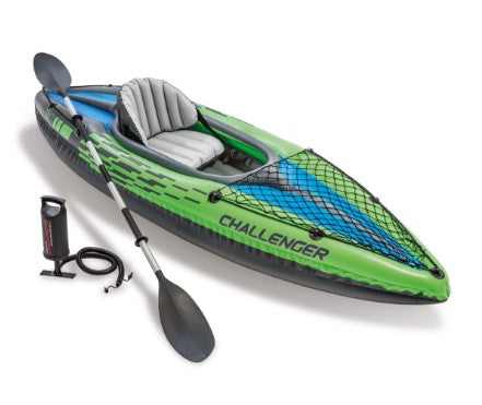 Надуваем Каяк Комплект Единичен Intex Challenger K1 - Аксесоари За Плуване - Intex - BebeMama