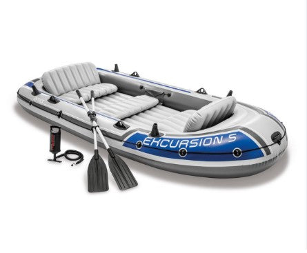 Надуваема Лодка Комплект Intex Excursion 5 - Аксесоари За Плуване - Intex - BebeMama