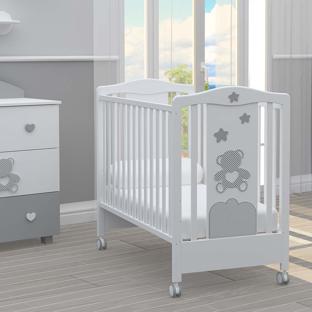 Бебешко Легло Bambino Casa Bonbon Grigio --- BebeMama