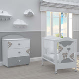 Скрин Bambino Casa Tre Orsetti Grigio - Скринове И Шкафове - Tre Orsetti - BebeMama