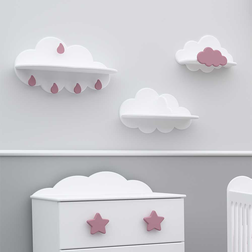 Рафт-Закачалка Облаче Bambino Casa Montessori Allegria Clody Rosa --- BebeMama