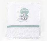 Памучно Одеало С Пълнеж Bambino Casa Paris Mint 80 Х 85 См - Одеяла - Bambino Casa - BebeMama