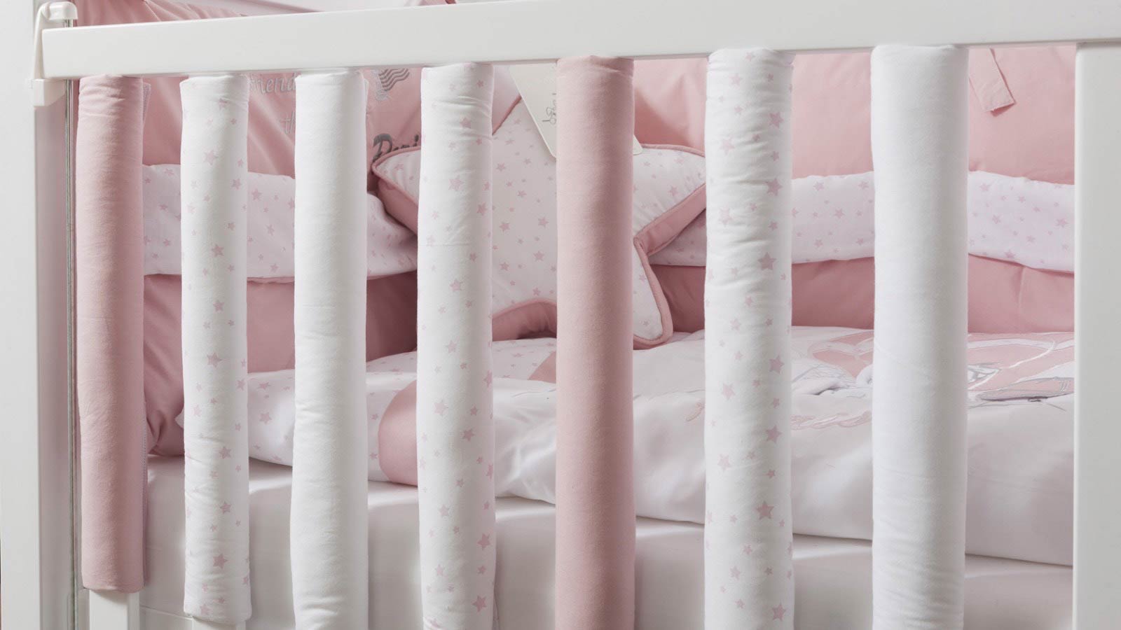 Протектори За Решетка Bambino Casa Paris Rosa --- BebeMama