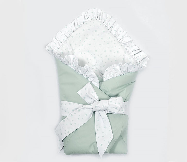 Пелена За Изписване Чувалче За Спане И Завивка 3В1 Bambino Casa Mint - Комплекти За Изписване - Bambino Casa - BebeMama