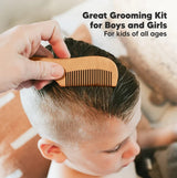 Комплект Дървени Бебешки Четки За Коса И Гребен Keababies --- BebeMama