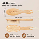 Дървена Бебешка Четка За Коса KeaBabies --- BebeMama
