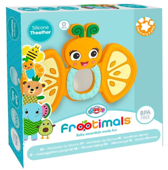 Силиконова Чесалка- Пеперуда - Чесалки И Гризалки - Kids Licensing - BebeMama