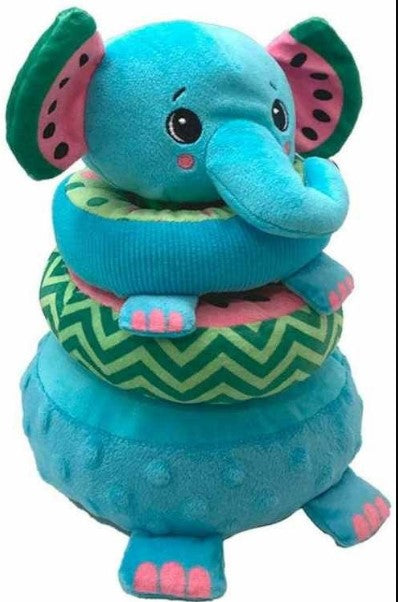 Мека Играчка С Рингове- Слонче - Меки Играчки - Kids Licensing - BebeMama