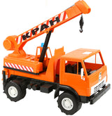 Камион Автокран Стрелата Се Вдига Мърда Напред И Се Върти На 360 Гр Куката Се Движи 39Х20Х25 - Коли, Камиони, Влакове И Самолети - TheSmileOfYourBaby - BebeMama
