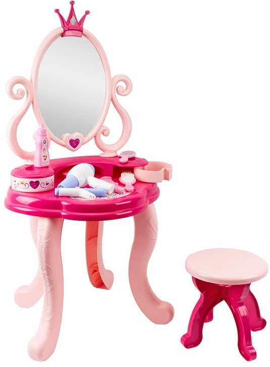 Тоалетка Голяма Със Стол И Чекмеджета 57Х49Х16 --- BebeMama