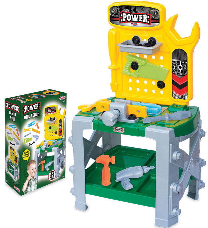 Работилница С Менгеме И Инструменти 41Х17Х60 - Строители, Мозайки И Конструктори - Thesmileofyourbaby - BebeMama