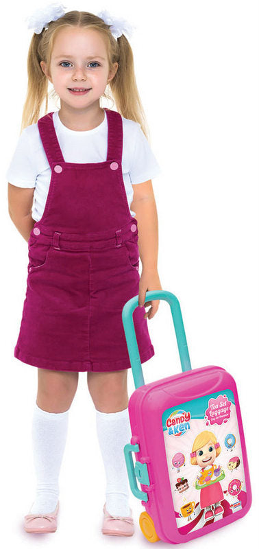 Кенди И Кен Карета С Комплект За Чай С Изваждаща Се Дръжка 24Х36Х13 --- BebeMama