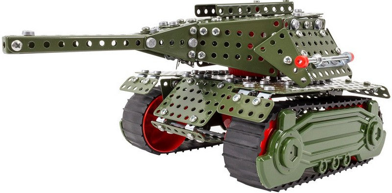 Метален Конструктор Танк С Гъсенични Вериги С 540 Части И Подръжка На Клип В Youtube 49Х30Х5 --- BebeMama
