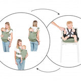 Кенгуру 2 В 1 Moov & Boost Sage Зелен --- BebeMama