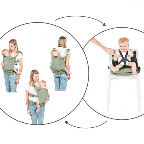 Кенгуру 2 В 1 Moov & Boost Sage Зелен --- BebeMama