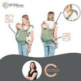 Кенгуру 2 В 1 Moov & Boost Sage Зелен --- BebeMama