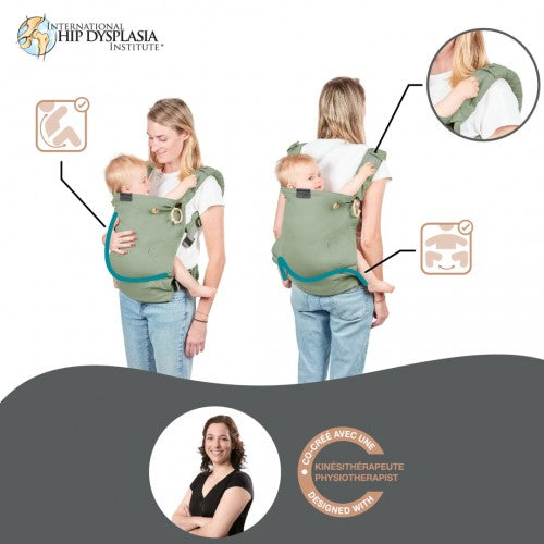 Кенгуру 2 В 1 Moov & Boost Sage Зелен --- BebeMama