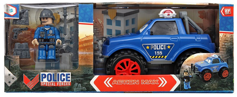 Полицейски Комплект С Фигурка С Подвижни Стави В Кутия 40X15X16 - Играчки - Thesmileofyourbaby - BebeMama