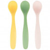 Меки Лъжици 3 Броя Pastel - Прибори - Badabulle - BebeMama