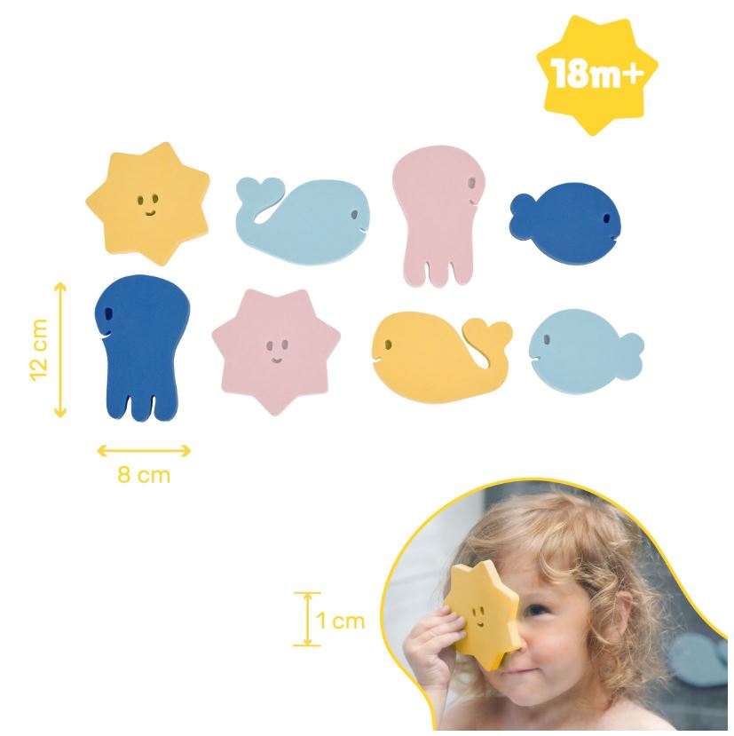Стикери За Баня - Играчки За Баня - Badabulle - BebeMama